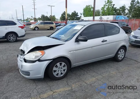 2010 Hyundai Accent Blue z USA, uszkodzony, nr VIN KMHCM3ACXAU185224